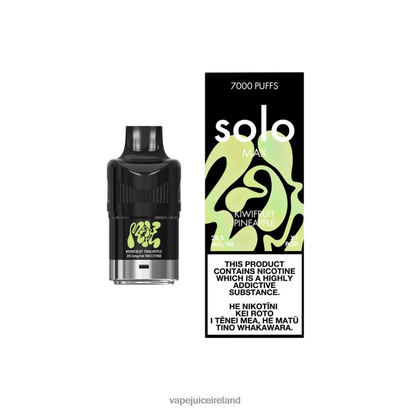 Vape Flavours - Solo MAX Pod Kiwifruit Pineapple 8F4B4N87
