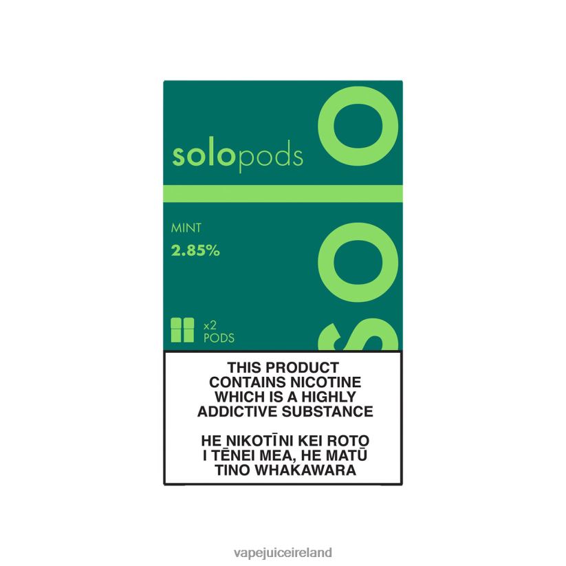 Vape Flavours - Solo Replacement Pod 2-Pack Mint 8F4B4N52