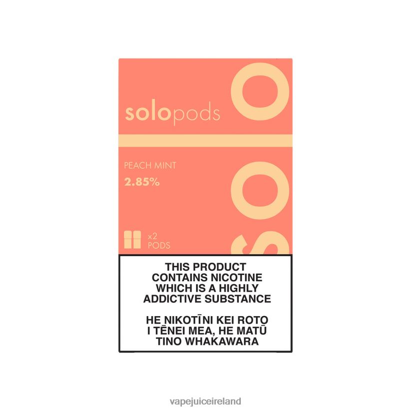 Vape Flavours - Solo Replacement Pod 2-Pack Peach Mint 8F4B4N57