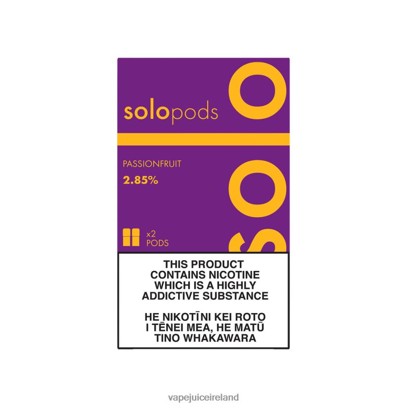 Vape Ireland - Solo Replacement Pod 2-Pack Passionfruit 8F4B4N56