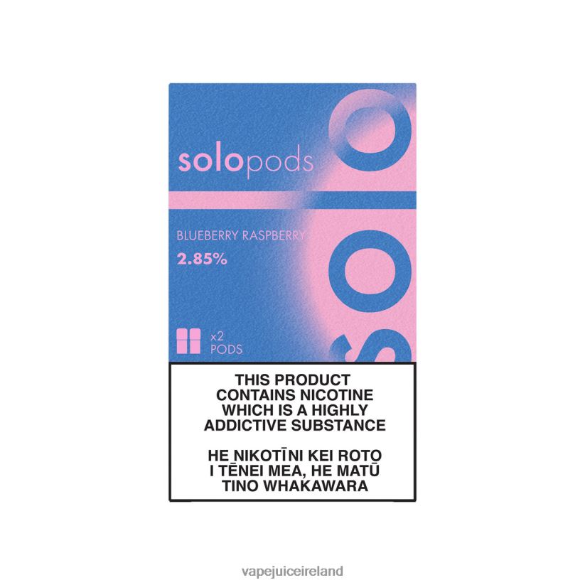 Vape Juice - Solo Replacement Pod 2-Pack Blueberry Raspberry 8F4B4N53