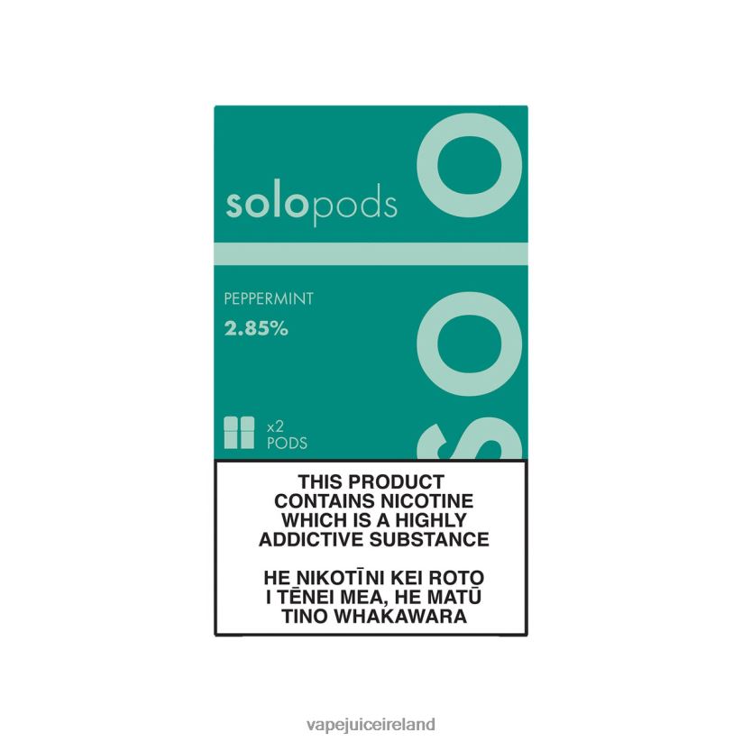 Vape Juice - Solo Replacement Pod 2-Pack Peppermint 8F4B4N63