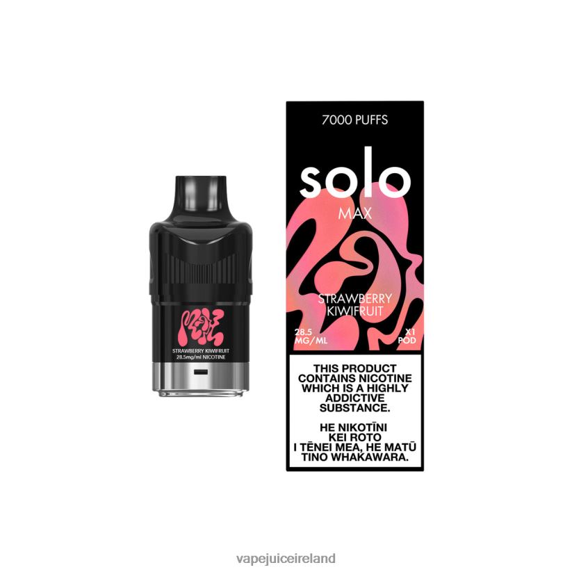 Vape Pods Ireland - Solo MAX Pod Strawberry Kiwifruit 8F4B4N74