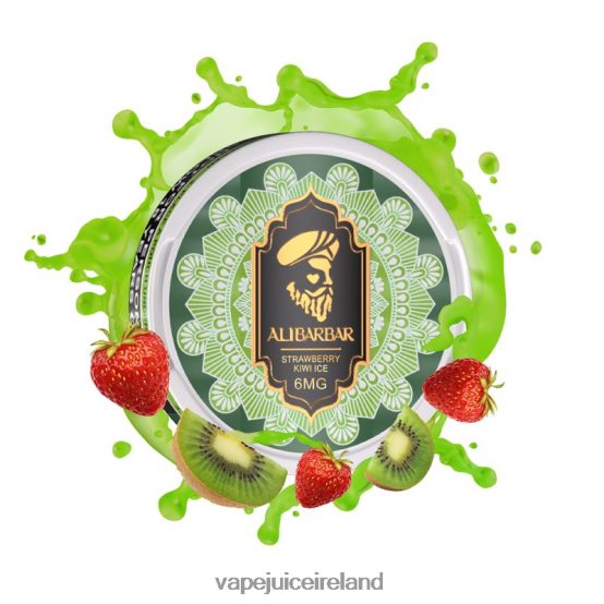 Vape Flavours - Alibarbar Nicotine Pouches Strawberry Kiwi Ice TDT4154