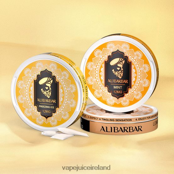 Vape Ireland - Alibarbar Nicotine Pouches Blueberry Sour Raspberry TDT4143