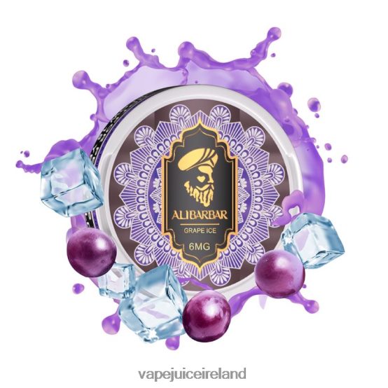 Vape Ireland - Alibarbar Nicotine Pouches Grape Ice TDT4148