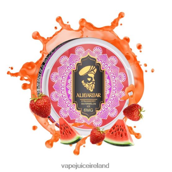 Vape Pods Ireland - Alibarbar Nicotine Pouches Strawberry Watermelon Ice TDT4156
