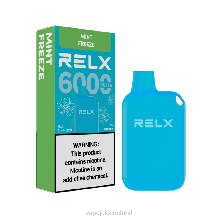 Vape Flavours - RELX Crush Pocket 6000 Icy Mint Freeze 28D8612