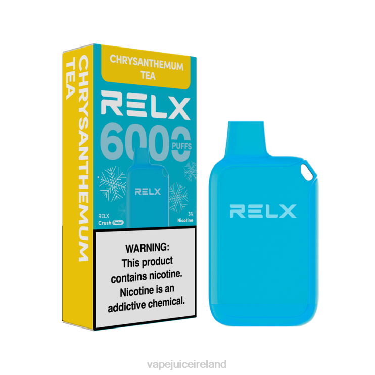 Vape Ireland - RELX Crush Pocket 6000 Icy Chrysanthemum Tea 28D8621