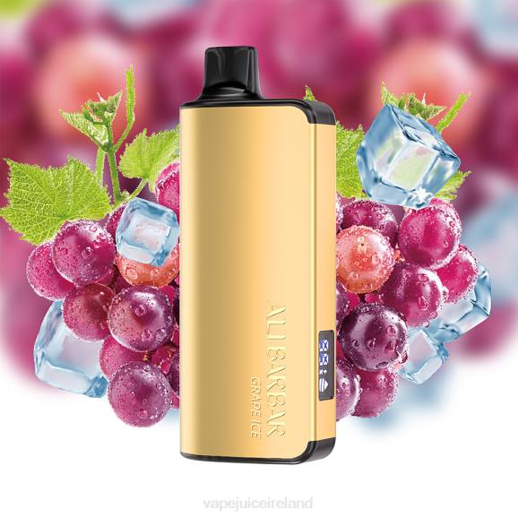 Vape Pod Kits - Alibarbar Ingot 9000 Disposable Vape Grape Ice TDT420