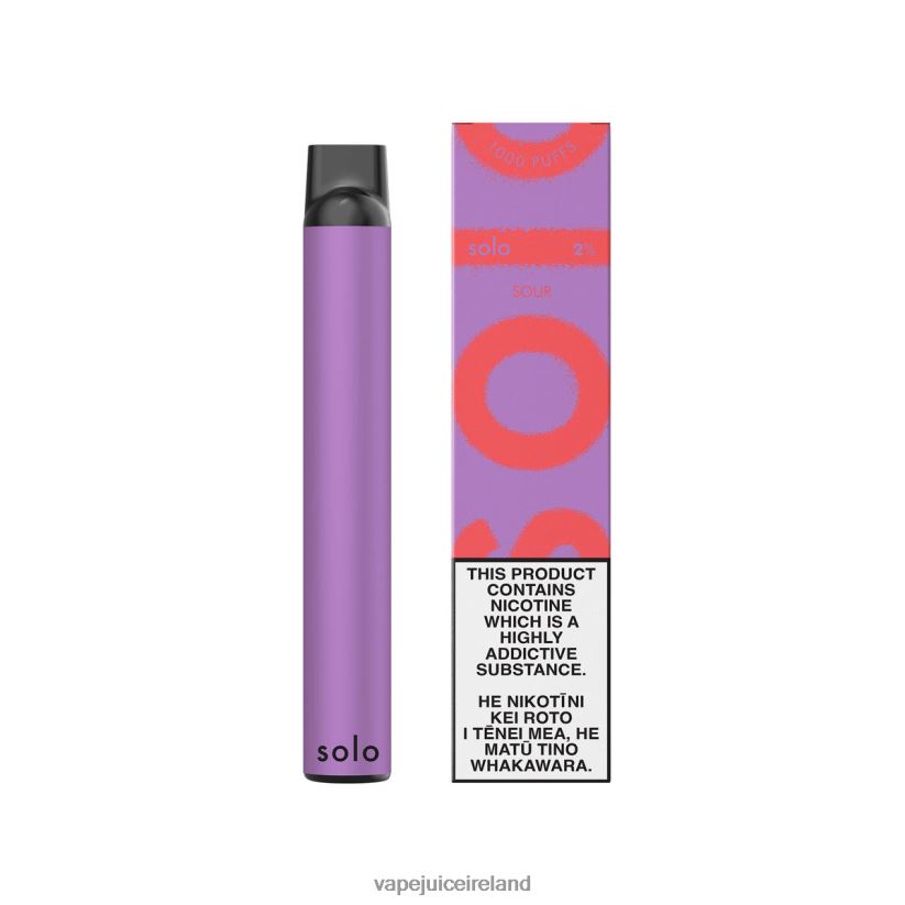 Vape Juice - Solo Disposable Vape Sour 8F4B4N3