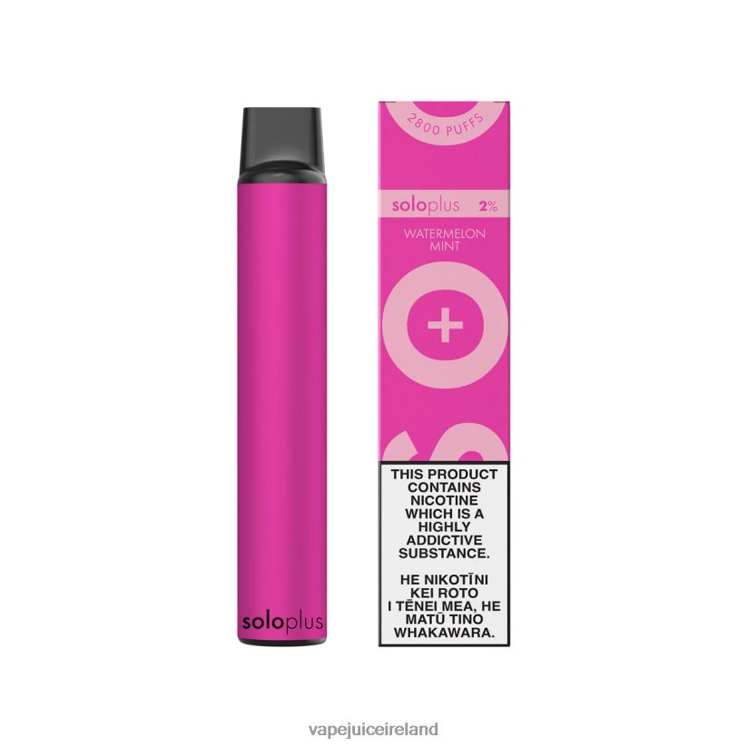 Vape Juice - Solo Plus Disposable Vape Watermelon Mint 8F4B4N28