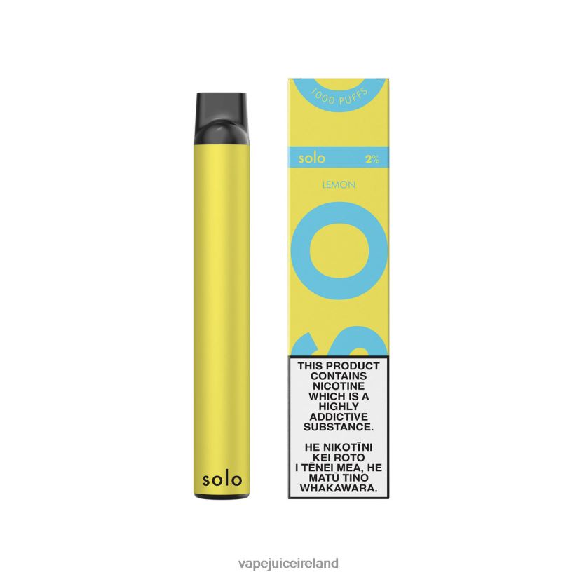 Vape Pod Kits - Solo Disposable Vape Lemon 8F4B4N15