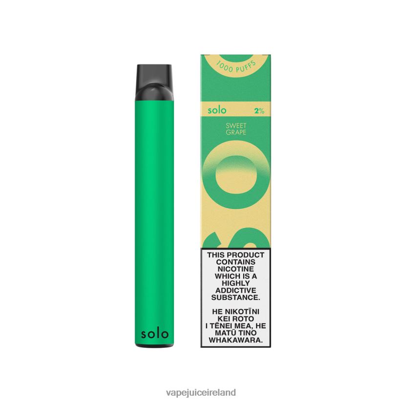 Vape Pod Kits - Solo Disposable Vape Paradise Collection Sweet Grape 8F4B4N20