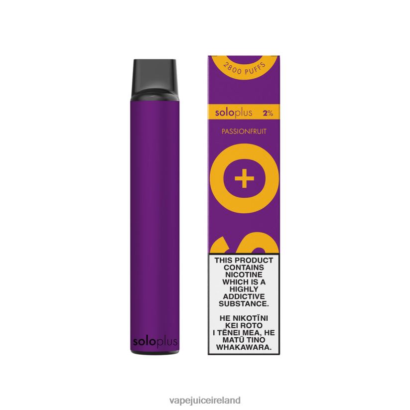 Vape Pods Ireland - Solo Plus Disposable Vape Passionfruit 8F4B4N29