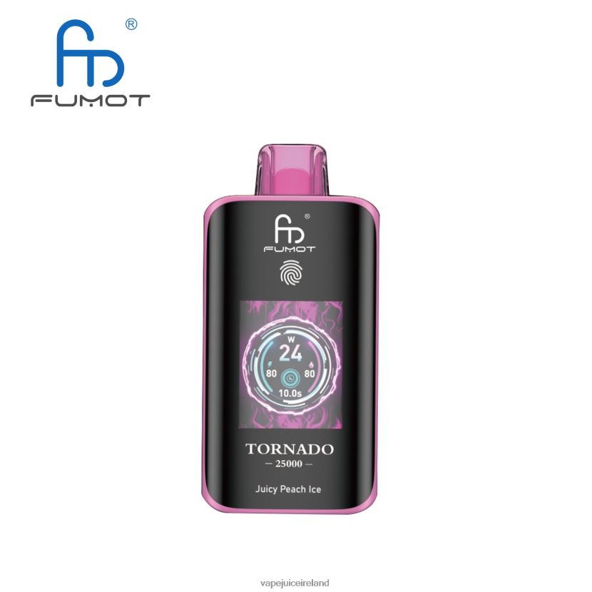 Vape Flavours - Fumot Tornado 25000 Disposable Vape Juicy Peach Ice Z2L48B7
