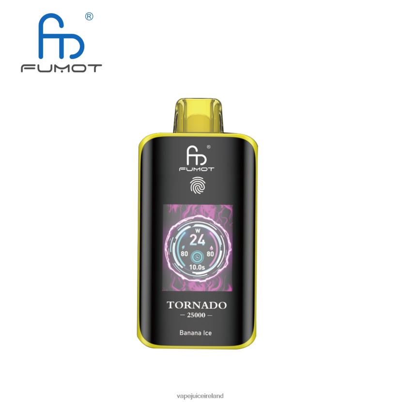 Vape Ireland - Fumot Tornado 25000 Disposable Vape Banana Ice Z2L48B1