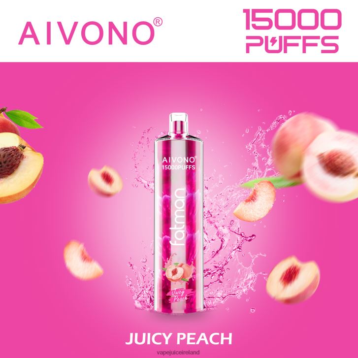 Vape Flavours - Aivono FATMAN 15000 Juicy Peach 6HX0T617