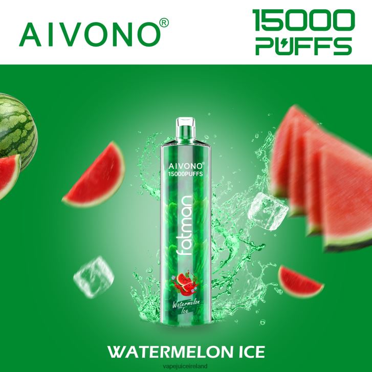 Vape Flavours - Aivono FATMAN 15000 Watermelon Ice 6HX0T612