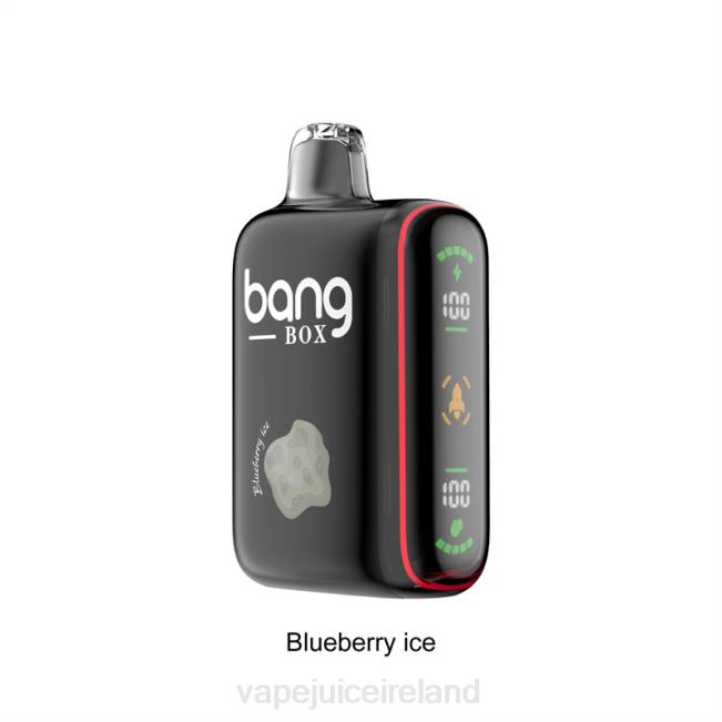 Vape Flavours - Bang Box 9000-18000 Puffs Intelligent Power Display Blueberry Ice 0PVR32