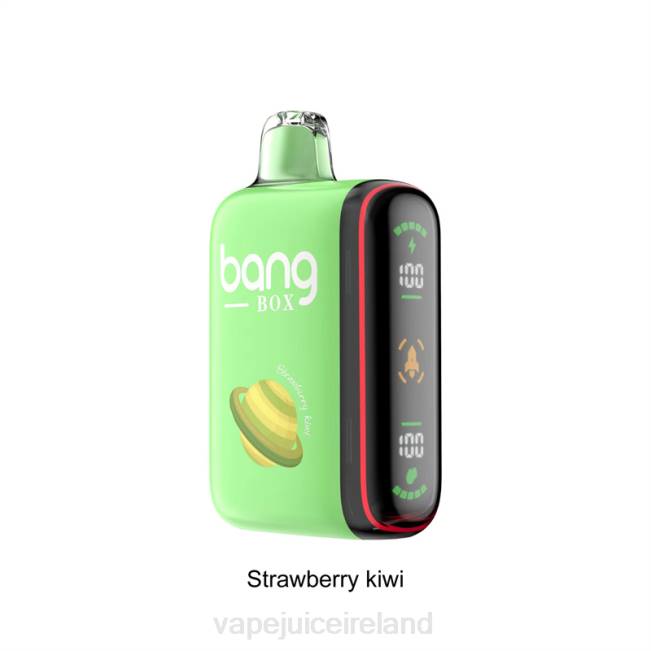 Vape Flavours - Bang Box 9000-18000 Puffs Intelligent Power Display Strawberry Kiwi 0PVR27