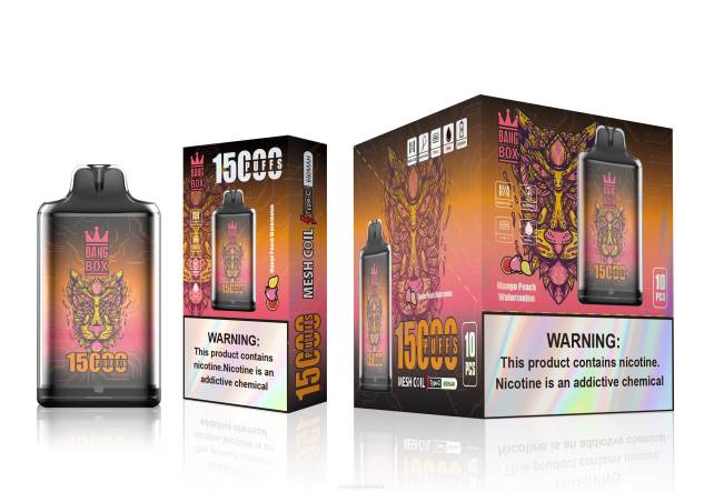 Vape Flavours - Bang Box S1-15000 Puffs Mango Peach Watermelon 0PVR107