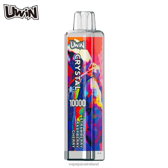 Vape Flavours - UWIN CRYSTAL 10000 DISPOSABLE VAPE Strawberry Raspberry Cherry N2R887