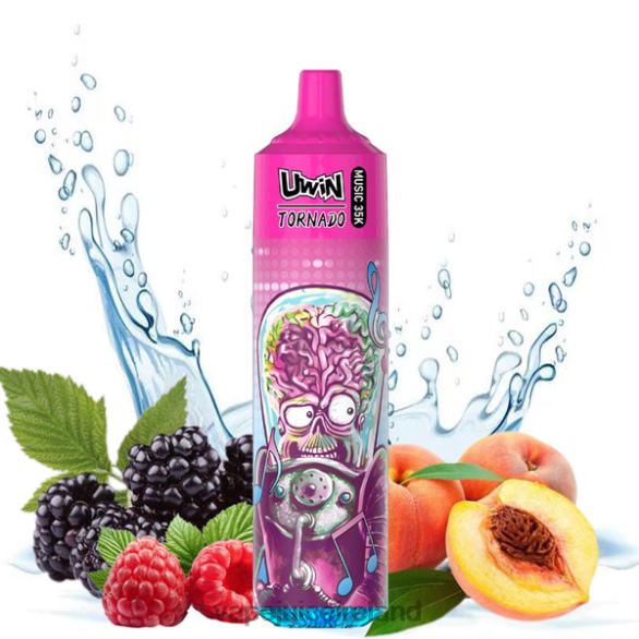 Vape Flavours - UWIN CRYSTAL 35K DISPOSABLE VAPE Peach Berry N2R8827