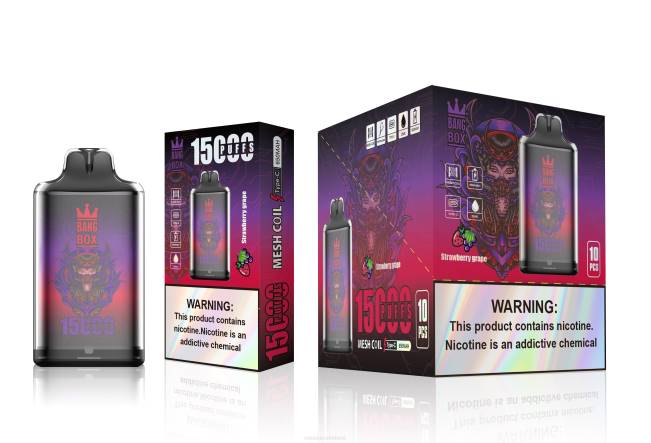 Vape Ireland - Bang Box S1-15000 Puffs Strawberry Grape 0PVR111
