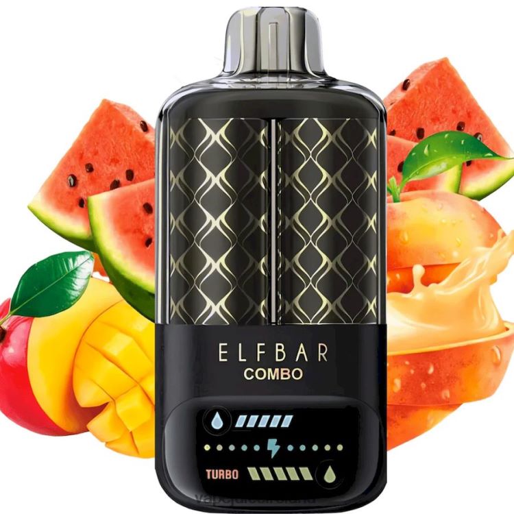 Vape Ireland - Elf Bar Combo 25000 Peach Mango & Watermelon 462HH86