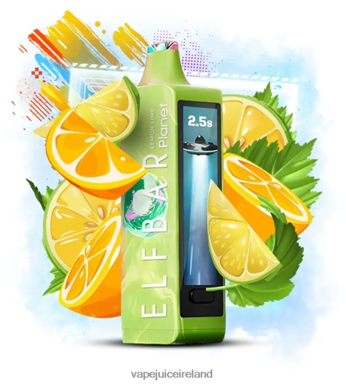 Vape Ireland - Elf Bar Planet 25000 Lemon Lime 462HH816