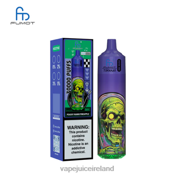 Vape Ireland - Fumot Tornado 30K Music Peachy Mango Pineapple 480TH21
