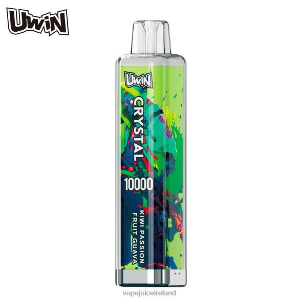 Vape Juice - UWIN CRYSTAL 10000 DISPOSABLE VAPE Kiwi Passion Fruit Guava N2R888