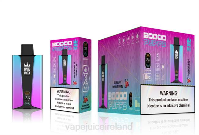 Vape Pod Kits - Bang Box 30000 Puffs Smart Screen Blueberry Pomgerante 0PVR80
