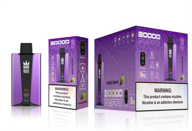 Vape Pod Kits - Bang Box 30000 Puffs Smart Screen Double Grape 0PVR85