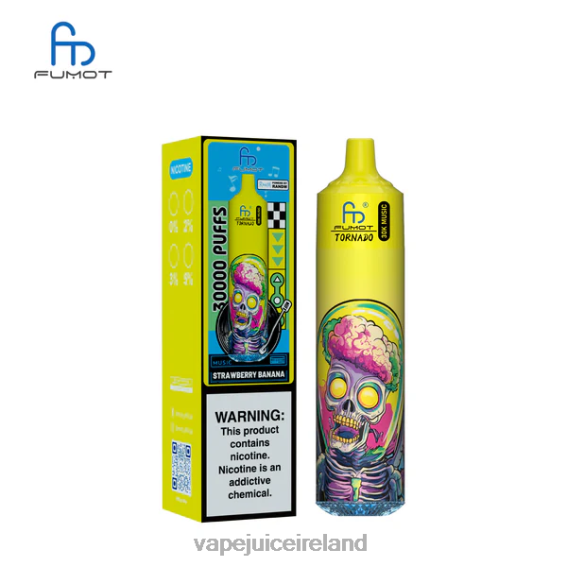 Vape Pod Kits - Fumot Tornado 30K Music Strawberry Banana 480TH25
