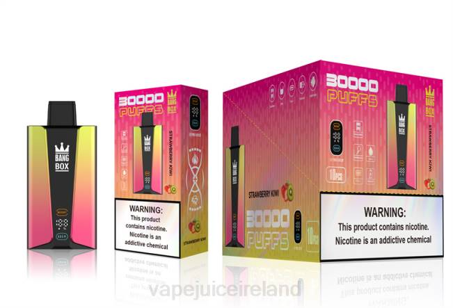 Vape Pods Ireland - Bang Box 30000 Puffs Smart Screen Strawberry Kiwi 0PVR74