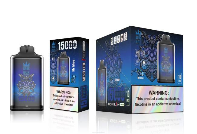 Vape Pods Ireland - Bang Box S1-15000 Puffs Mr Blue 0PVR109