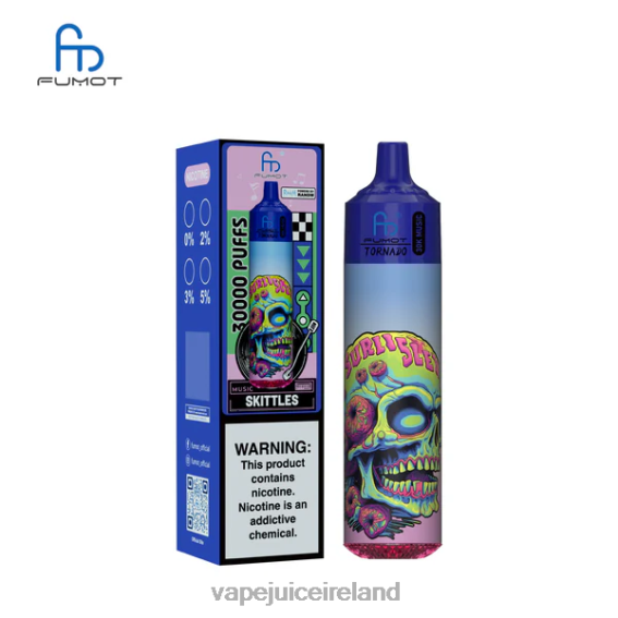 Vape Pods Ireland - Fumot Tornado 30K Music Skittles 480TH24