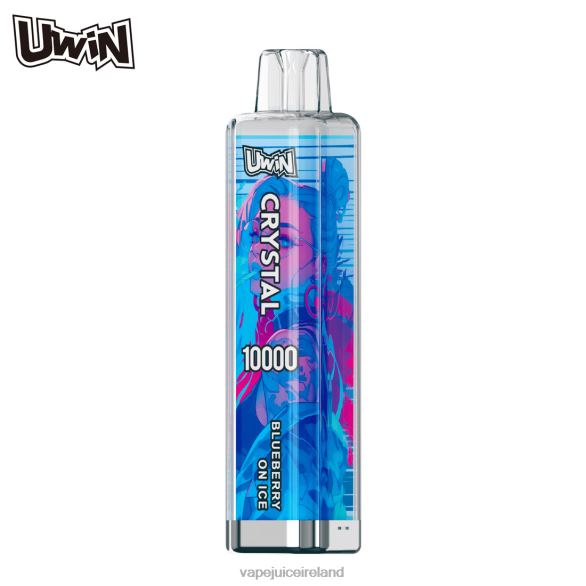 Vape Pods Ireland - UWIN CRYSTAL 10000 DISPOSABLE VAPE Blueberry On Ice N2R884