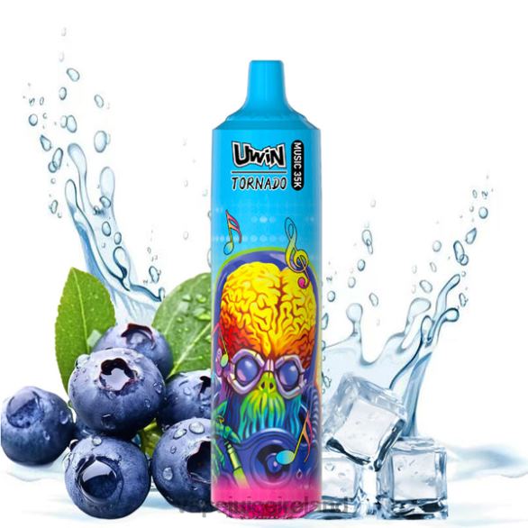 Vape Pods Ireland - UWIN CRYSTAL 35K DISPOSABLE VAPE Blueberry On Ice N2R8819
