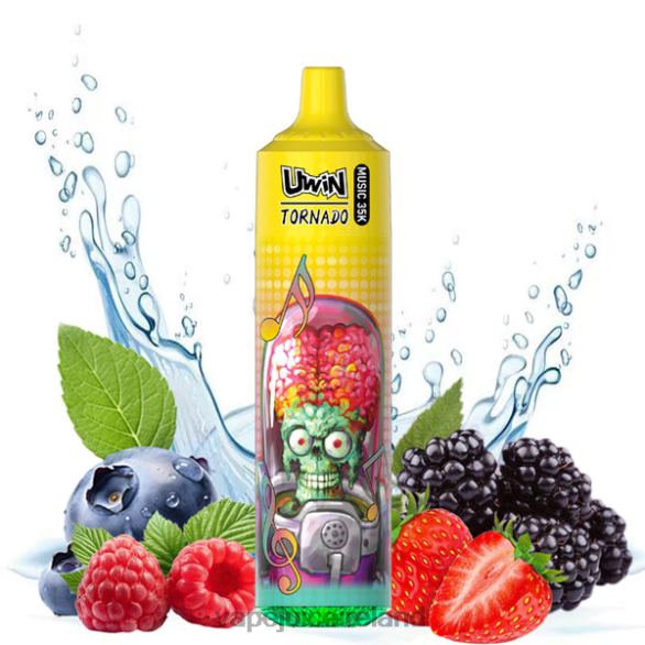 Vape Pods Ireland - UWIN CRYSTAL 35K DISPOSABLE VAPE Mixed Berries N2R8829