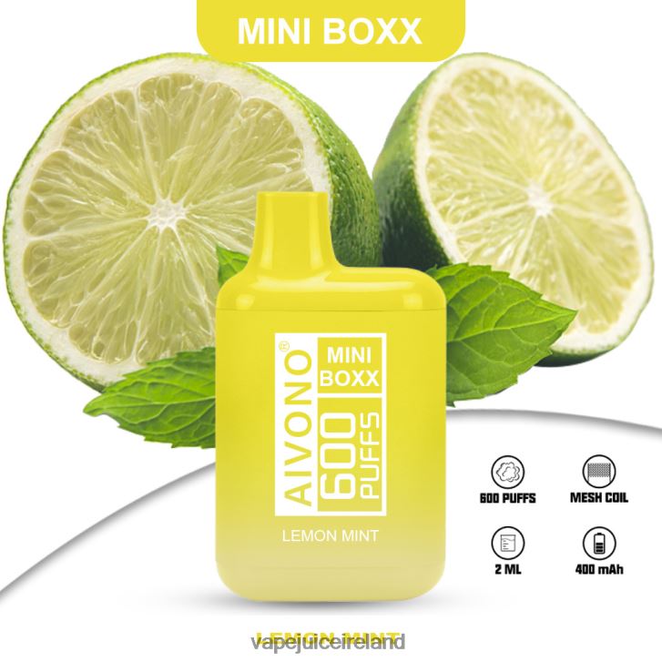 Vape Juice - Aivono AIM MINI BOXX 600 Lemon Mint 6HX0T6233