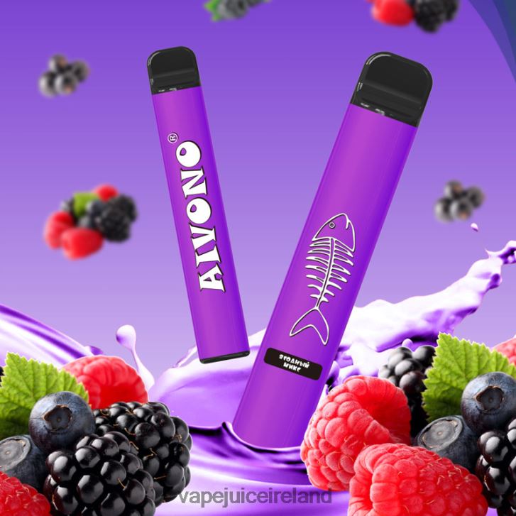 Vape Pod Kits - Aivono AIM FISHBONE 600 Mixed Berry 6HX0T6285