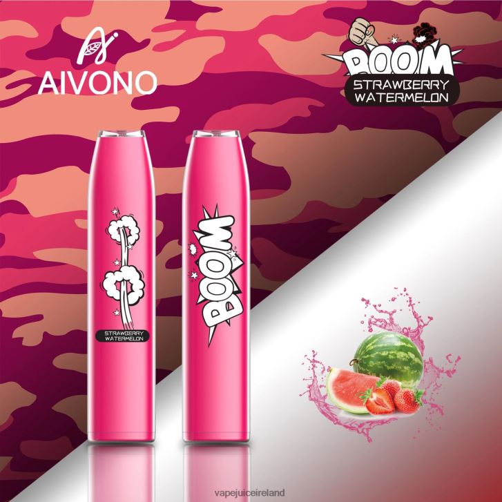 Vape Pods Ireland - Aivono AIM BOOM 600 Strawberry Watermelon 6HX0T6364