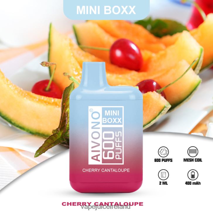 Vape Pods Ireland - Aivono AIM MINI BOXX 600 Cherry Cantaloupe 6HX0T6239
