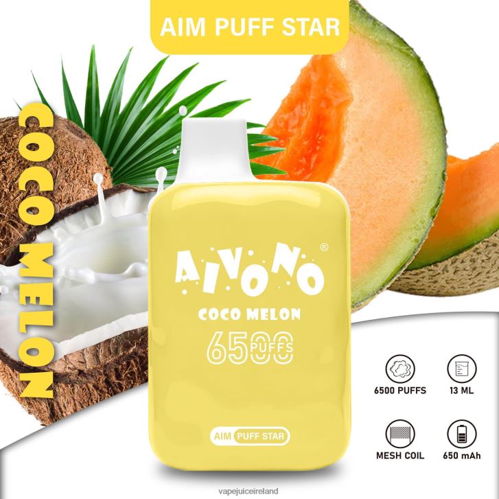 Vape Flavours - Aivono AIM PUFF STAR 6500 Coco Melon 6HX0T6297