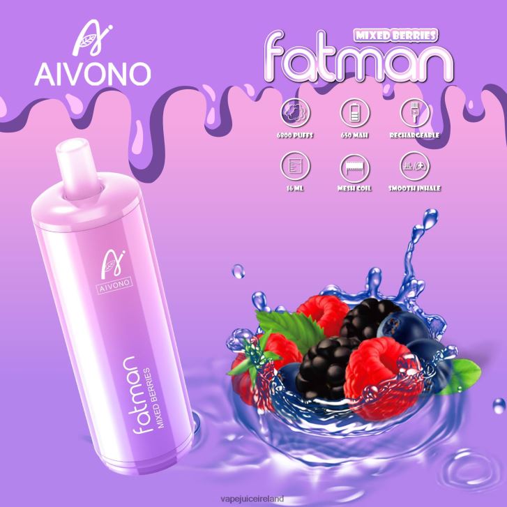 Vape Flavours - Aivono FATMAN 6800 Mixed Berries 6HX0T627