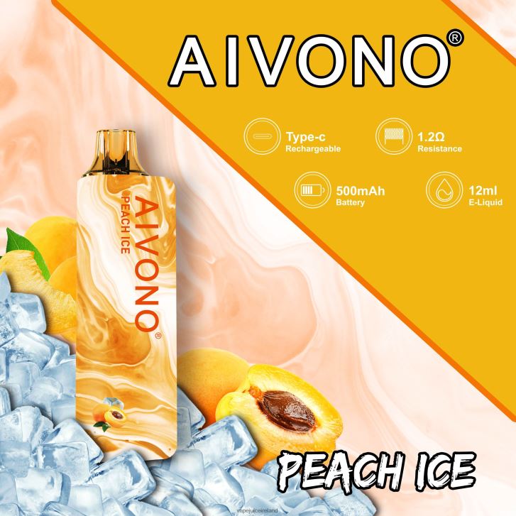 Vape Juice - Aivono AIM GUN 7000 Peach Ice 6HX0T6103