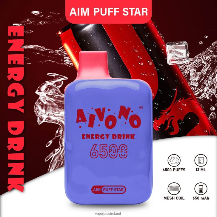 Vape Juice - Aivono AIM PUFF STAR 6500 Energy Drink 6HX0T6293